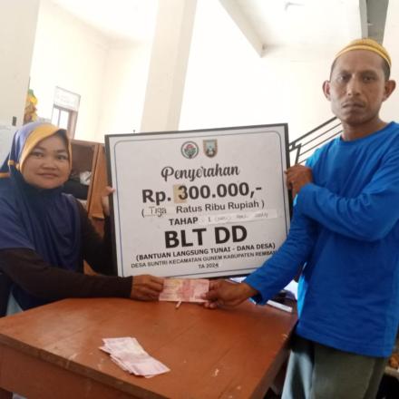 Penyaluran BLT DD Bulan Januari s/d April 2024